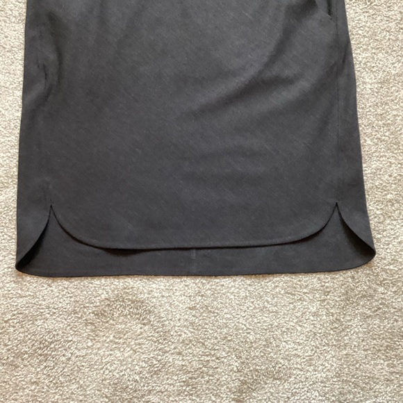 Lululemon LAB CONCEPT PIECE Structured T-Shirt Dress with pockets Grey Size 4 - Picture 6 of 11